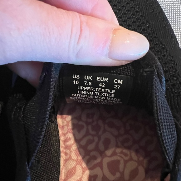 U.S. Polo Assn. size 10 women’s Black Slip-On Sneakers, comfort insoles, EUC - Picture 7 of 7